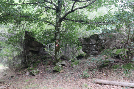 2024_09_06 De La Bastide-Puylaurent à La Garde-Guérin, IMG_7652 Les ruines de la Baume Rouge